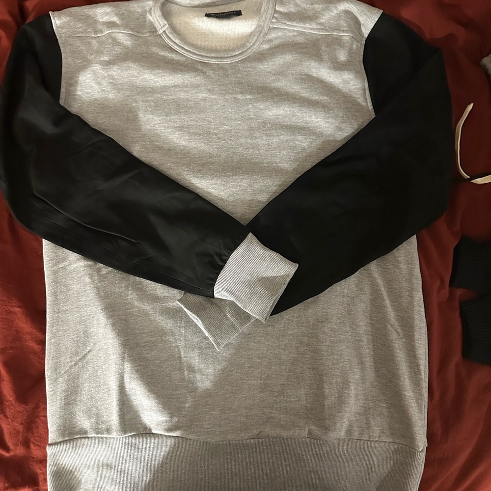 Vintage NEW Zanerobe Crewneck Leather Sleeves
